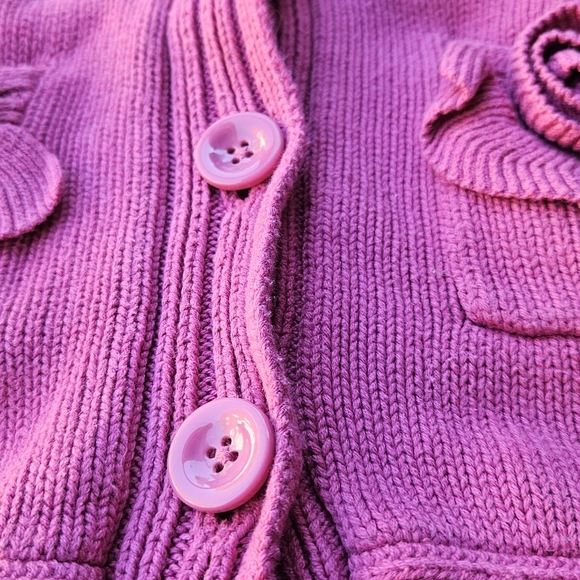 M, Skyr, Cardigan With Roses & Ruffles - Picture 5 of 6